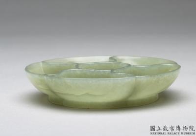 图片[2]-Jade segmented plate, Qing dynasty-China Archive